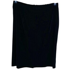 Black Velvet midi Skirt elegant party whimsygoth goth old money glam date night